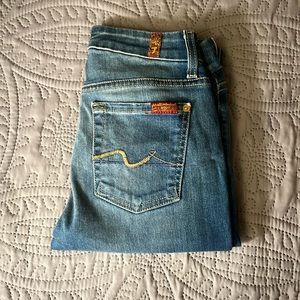 7 for all mankind Mid Rise Skinny Jeans